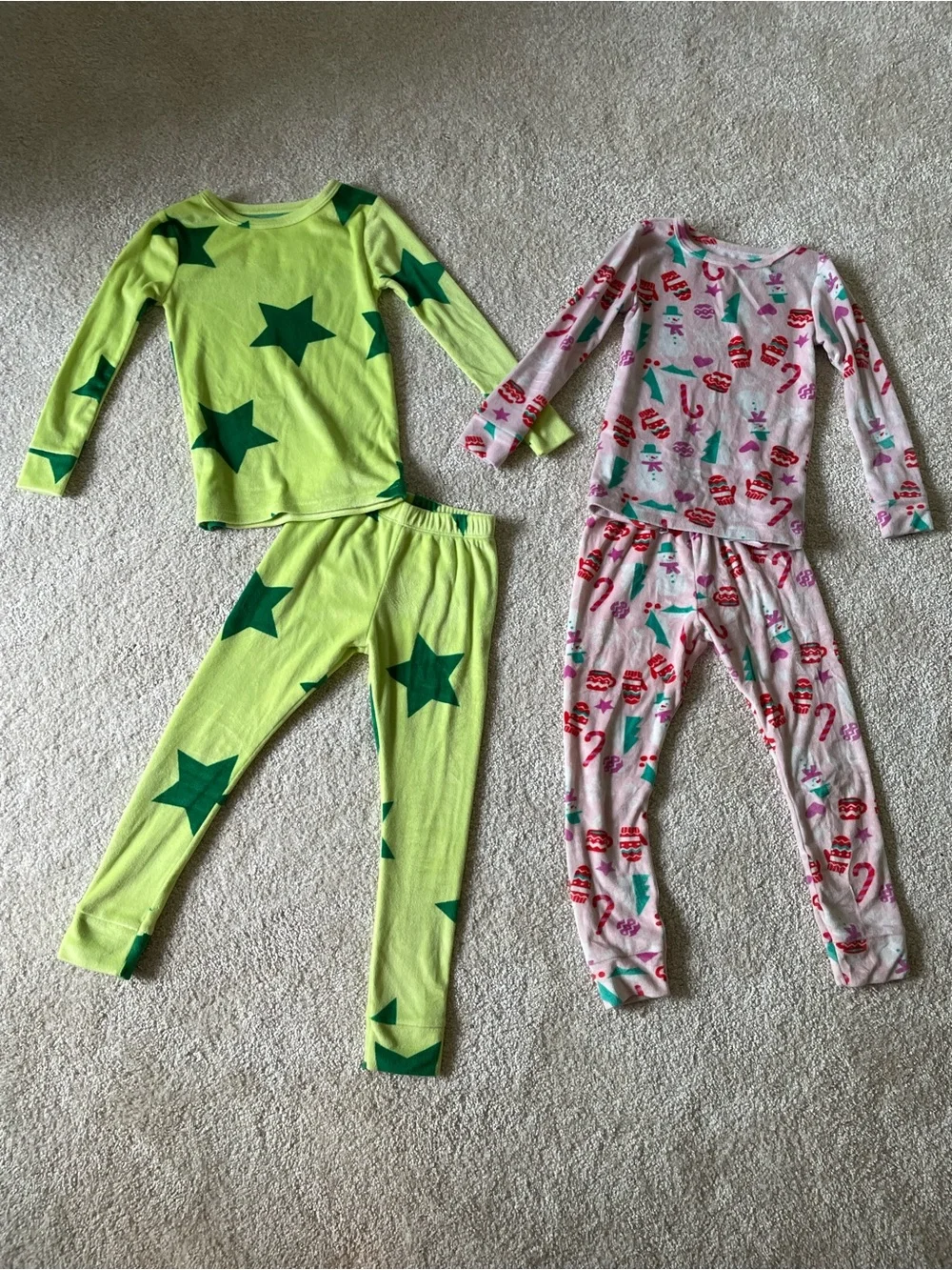 Fleece pajama sets